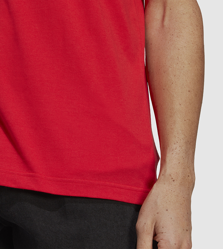 Logo Detail Crew Neck Athleisure T-Shirt