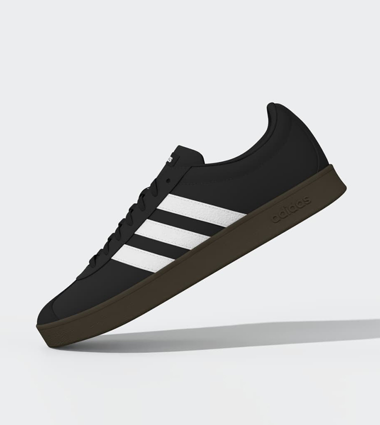 VL COURT BASE Stripe Detail Lace-Up Sneakers