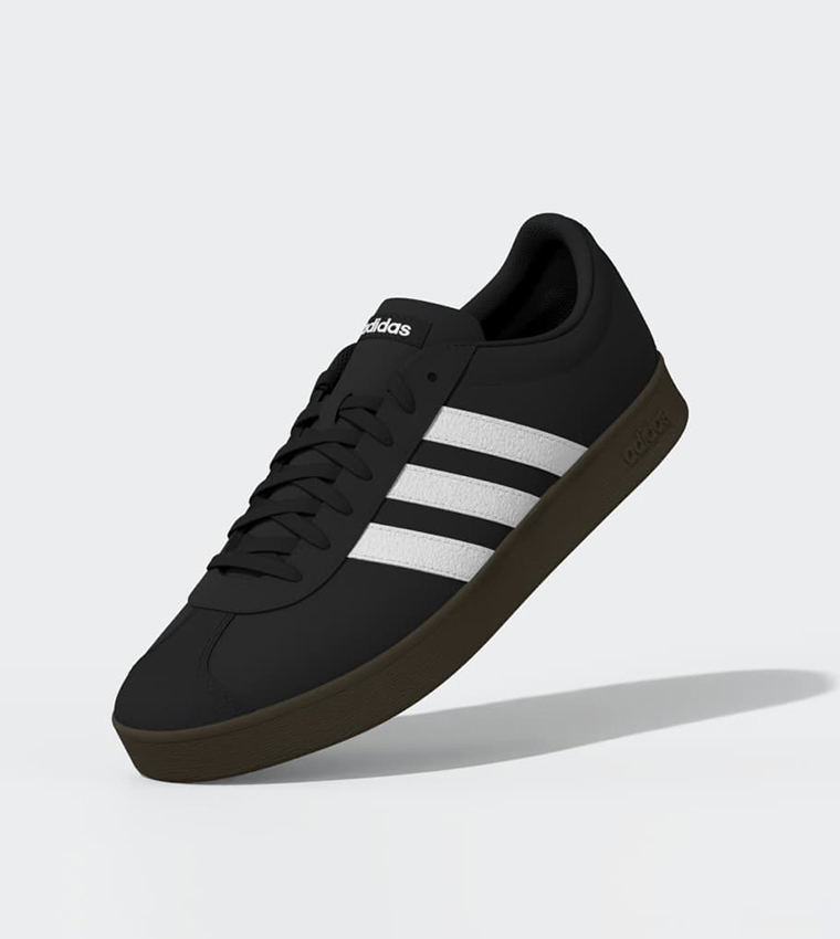 VL COURT BASE Stripe Detail Lace-Up Sneakers