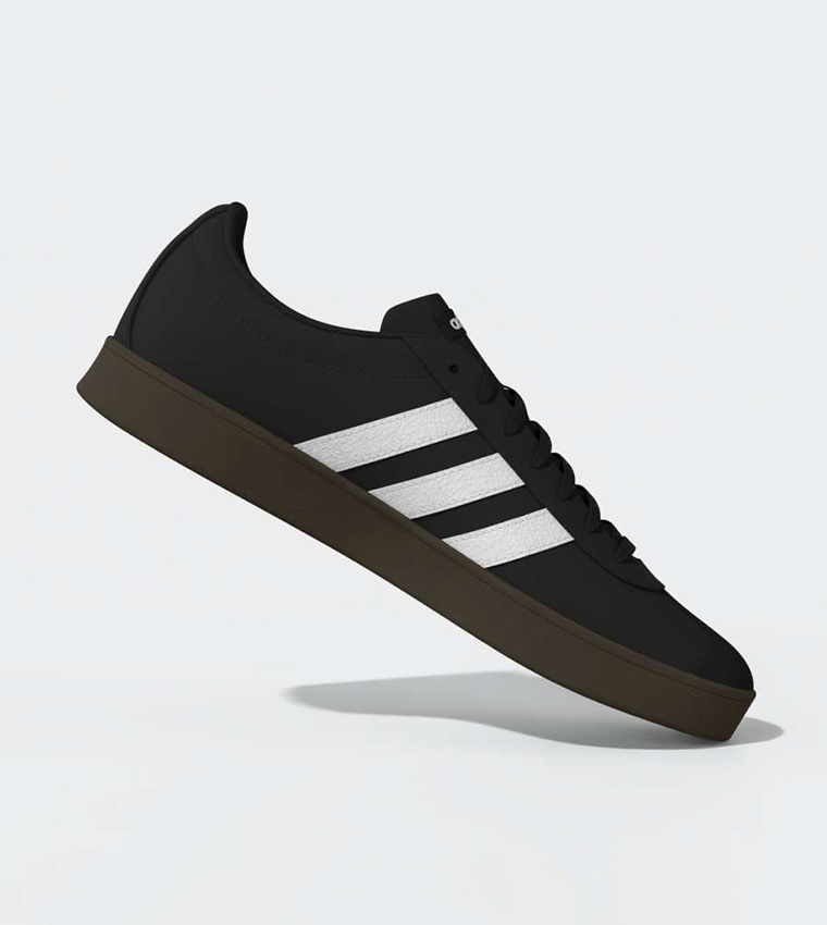 VL COURT BASE Stripe Detail Lace-Up Sneakers