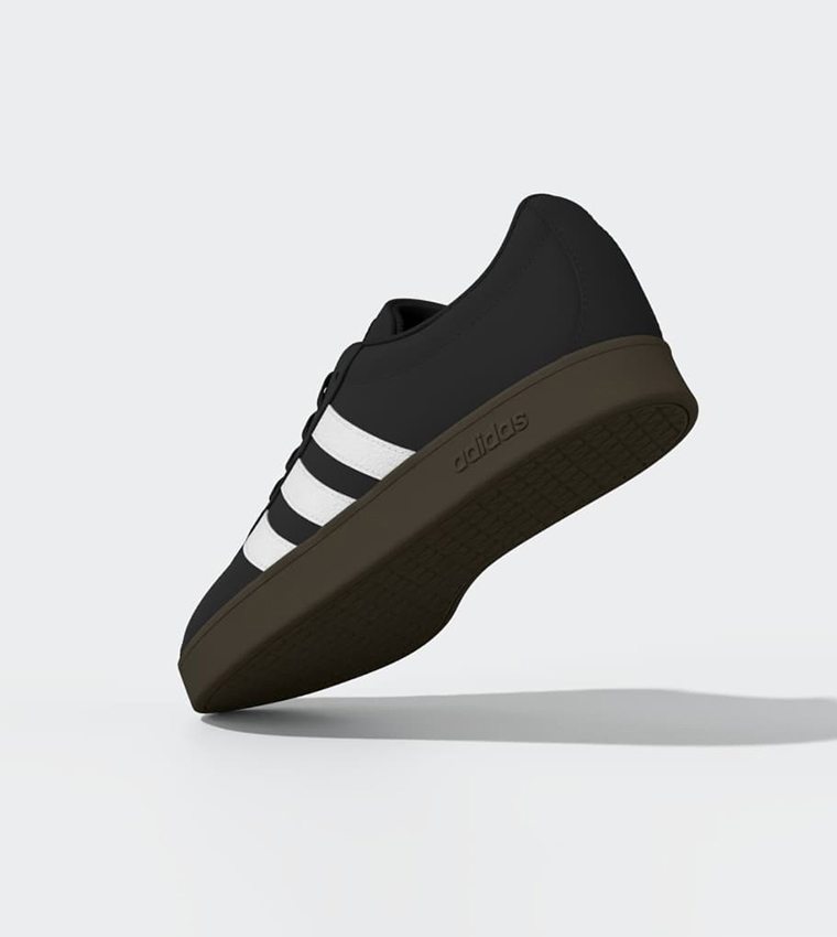 VL COURT BASE Stripe Detail Lace-Up Sneakers