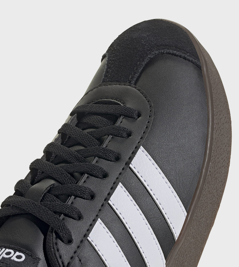 VL COURT BASE Stripe Detail Lace-Up Sneakers