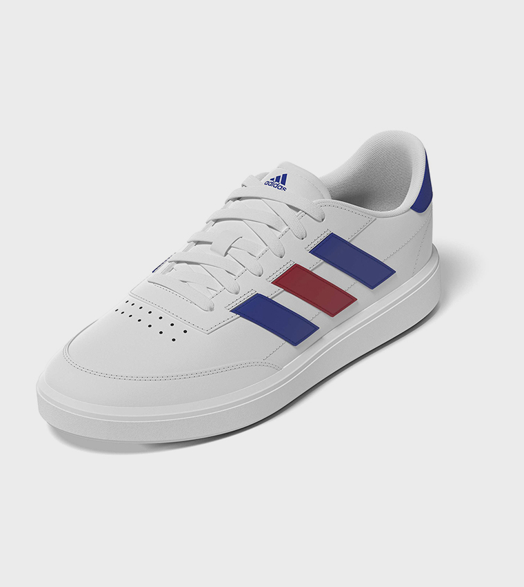 COURTBLOCK Stripe Detail Lace-Up Sneakers