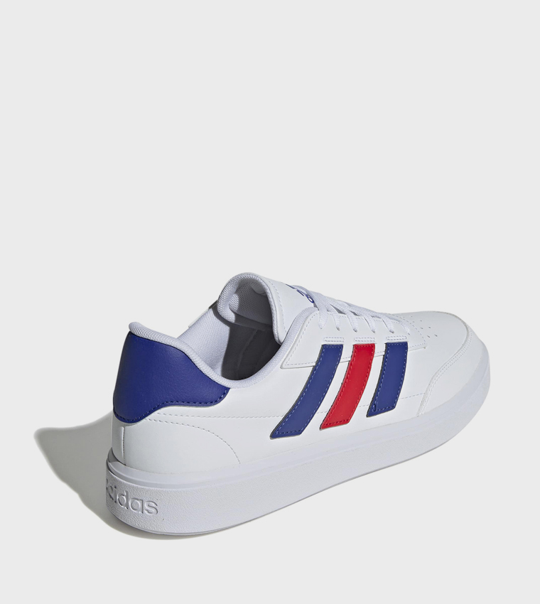 COURTBLOCK Stripe Detail Lace-Up Sneakers
