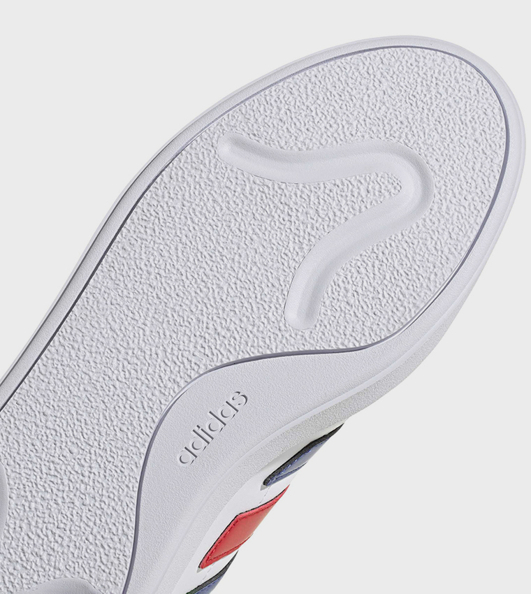 COURTBLOCK Stripe Detail Lace-Up Sneakers