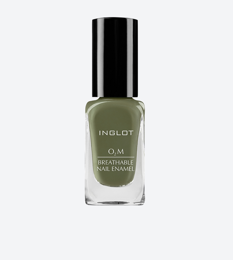 O2M Breathable Nail Enamel 424 - Olive