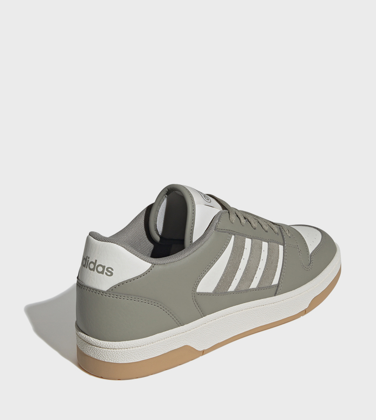 BREAK START Stripe Detail Lace-Up Sneakers