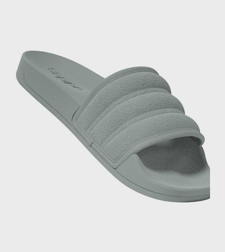 ADILETTE NOSHOWER Textured Lace-Up Sneakers