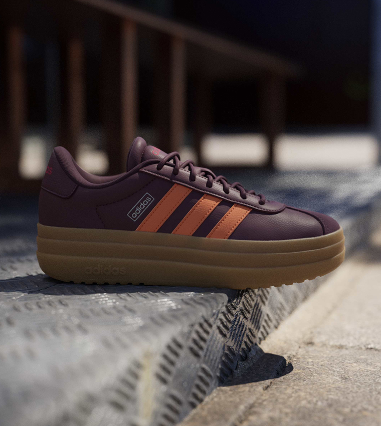 VL COURT BOLD Stripe Detail Platform Sneakers