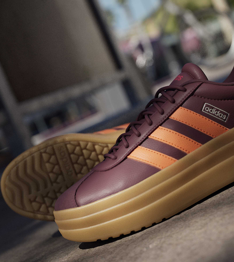 VL COURT BOLD Stripe Detail Platform Sneakers