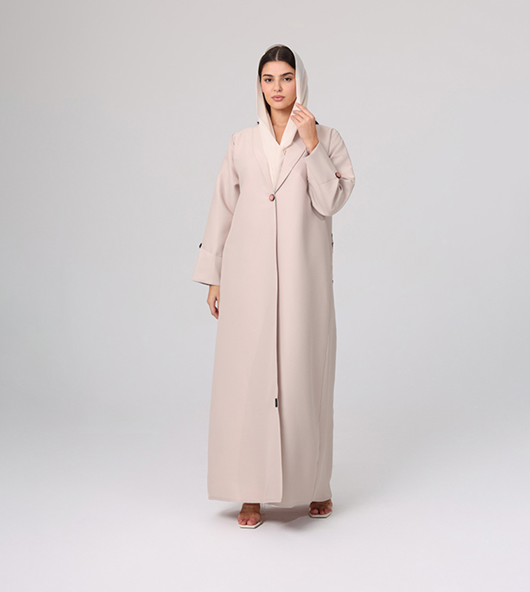 عباية سادة بياقة لابل 