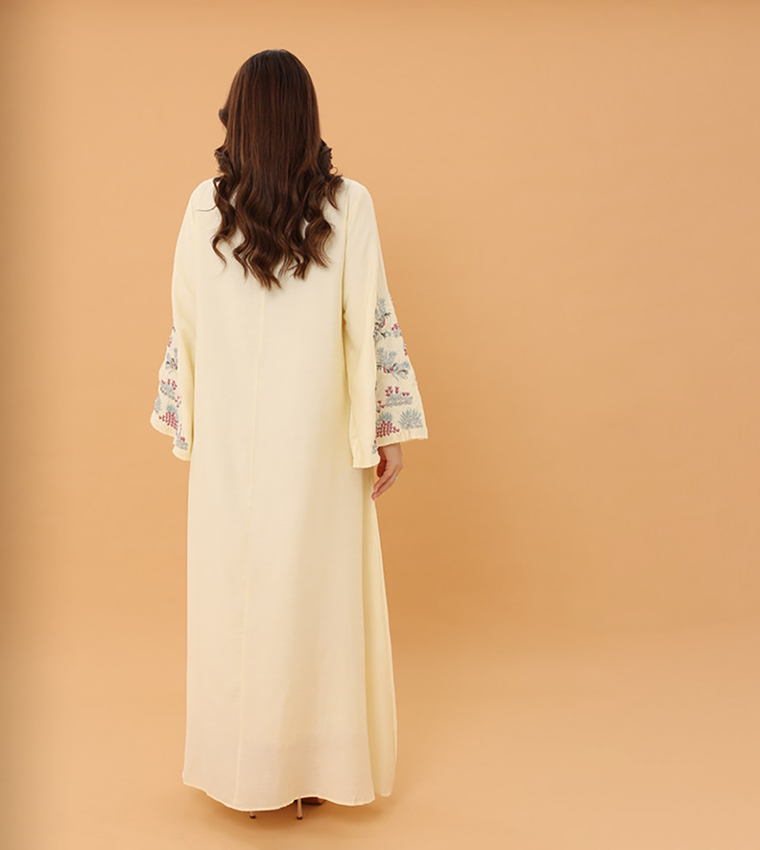 SABA Embellished Flared Sleeves Jalabiya