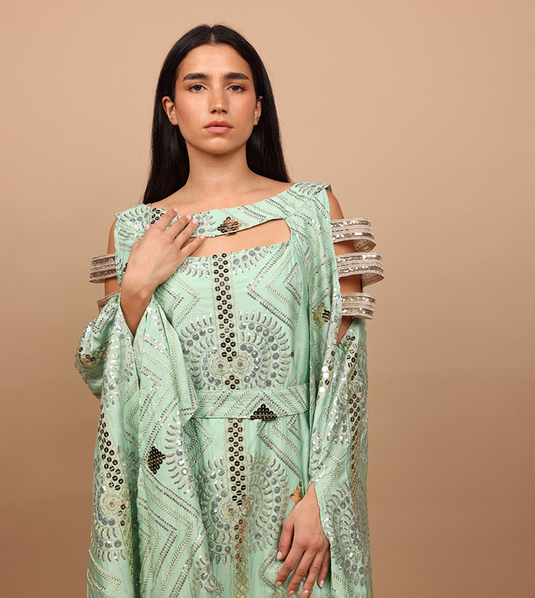 اكسا  جلابية - أخضر Jalabiyas