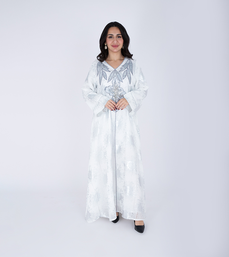 IKKXA  Jalabiya - White Jalabiyas
