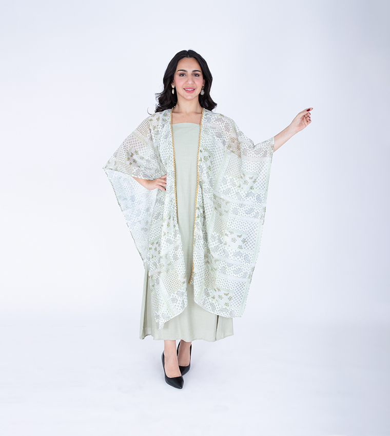 IKKXA  Jalabiya - Green Jalabiyas