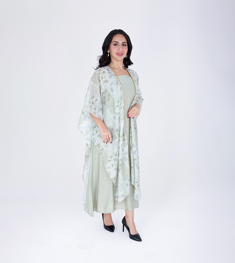 IKKXA  Jalabiya - Green Jalabiyas