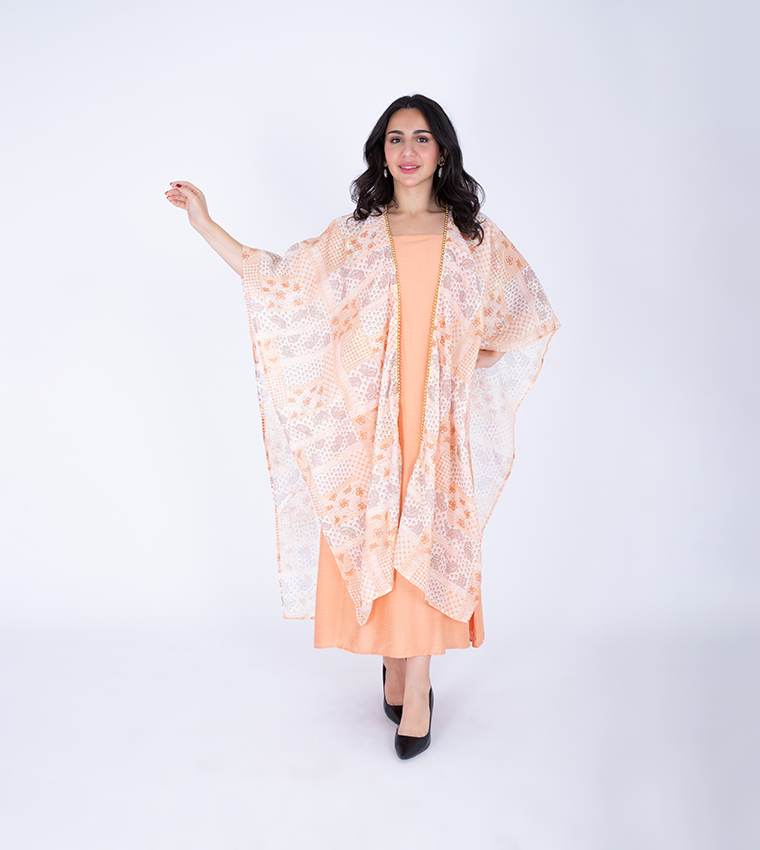 IKKXA  Jalabiya - Orange Jalabiyas
