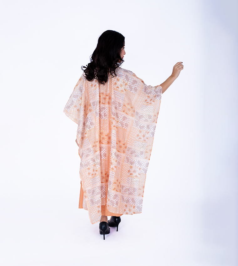 IKKXA  Jalabiya - Orange Jalabiyas