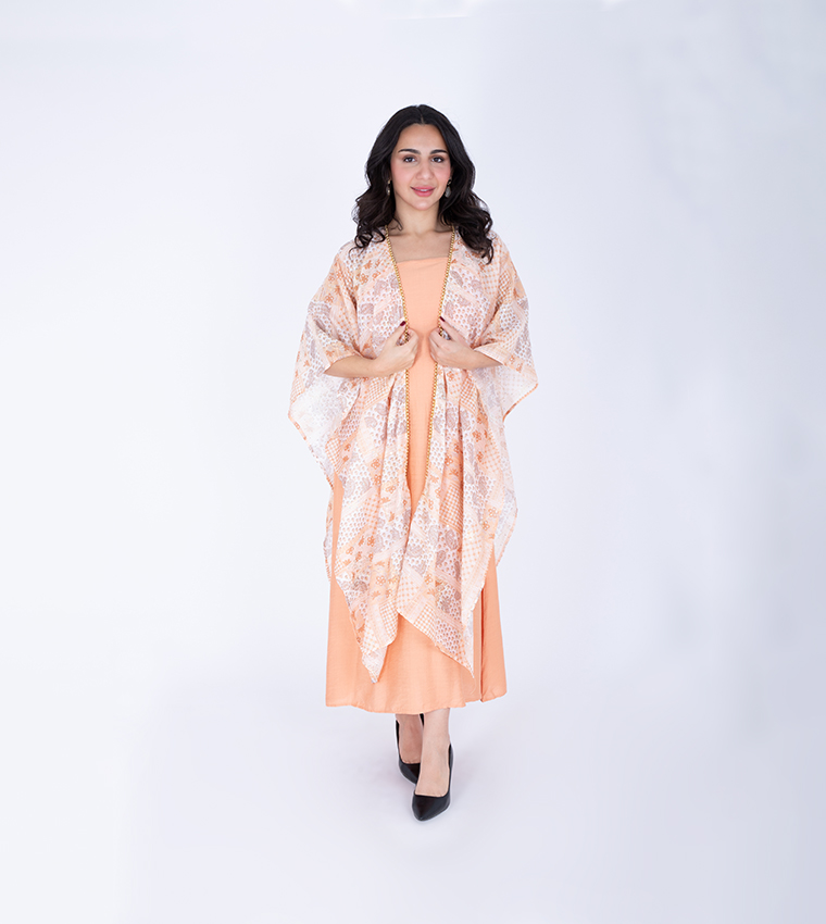 IKKXA  Jalabiya - Orange Jalabiyas