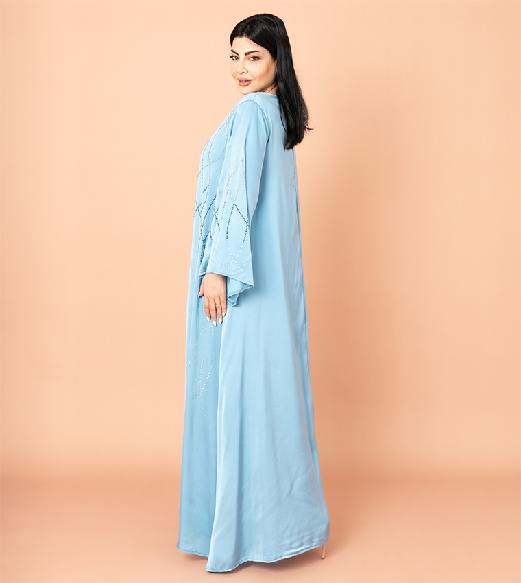 IKKXA  Jalabiya - Blue Jalabiyas