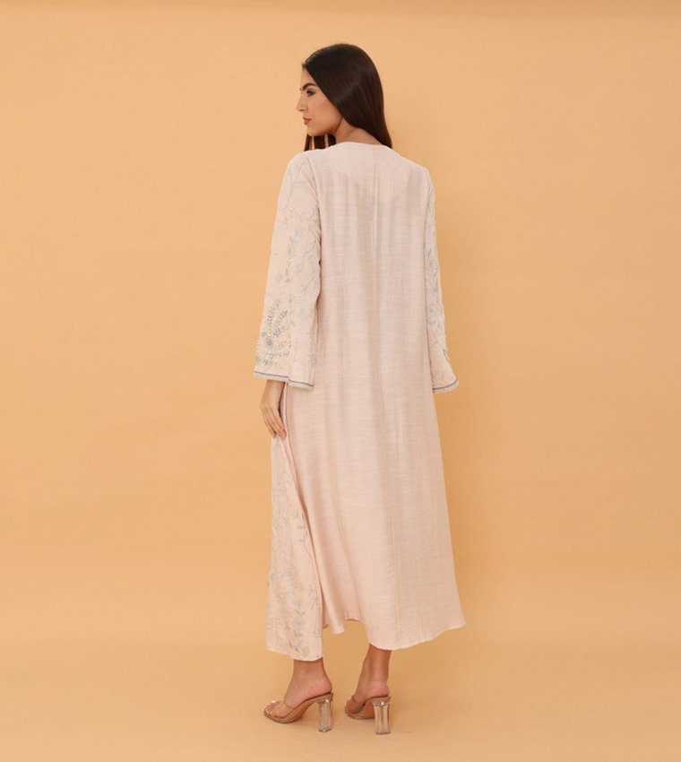 TARA Sequined Layered Jalabiya