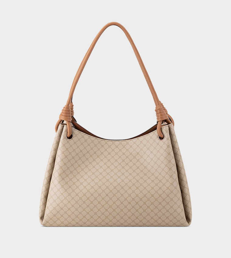 Monogram Patterned Shoulder Bag