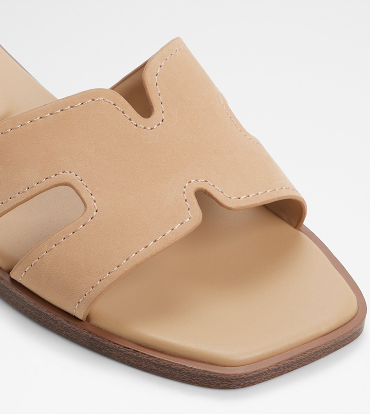 ألدو  الصنادل المسطحة - بيج Flat Sandals