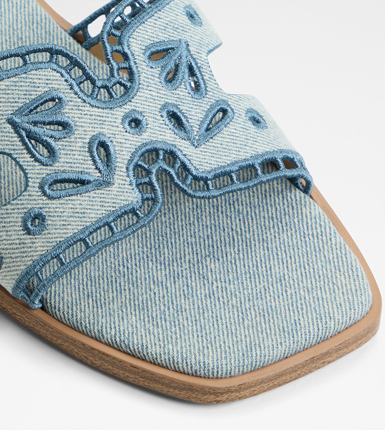 Aldo  Flat Sandals - Blue Flat Sandals