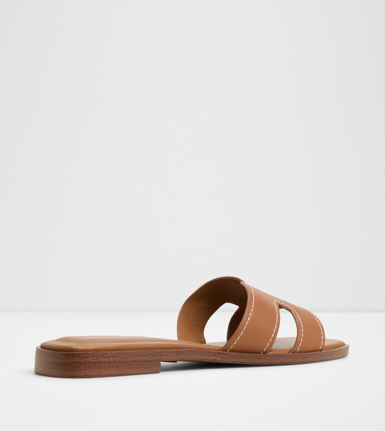 Aldo  Flat Sandals - Brown Flat Sandals