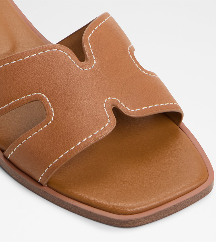 Aldo  Flat Sandals - Brown Flat Sandals