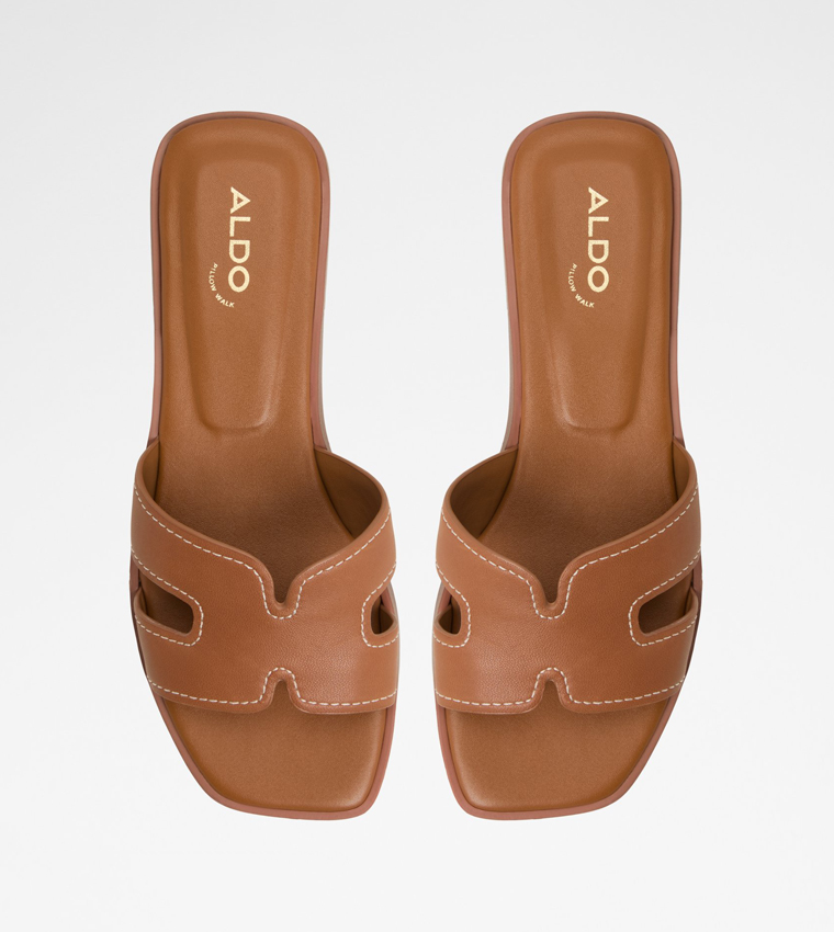 Aldo  Flat Sandals - Brown Flat Sandals