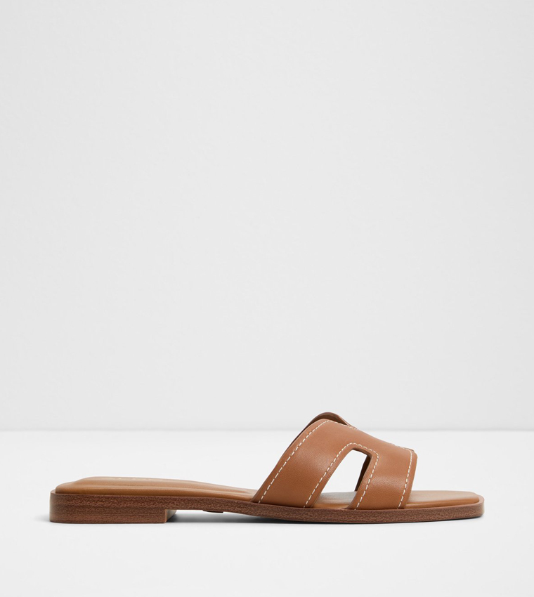 Aldo  Flat Sandals - Brown Flat Sandals