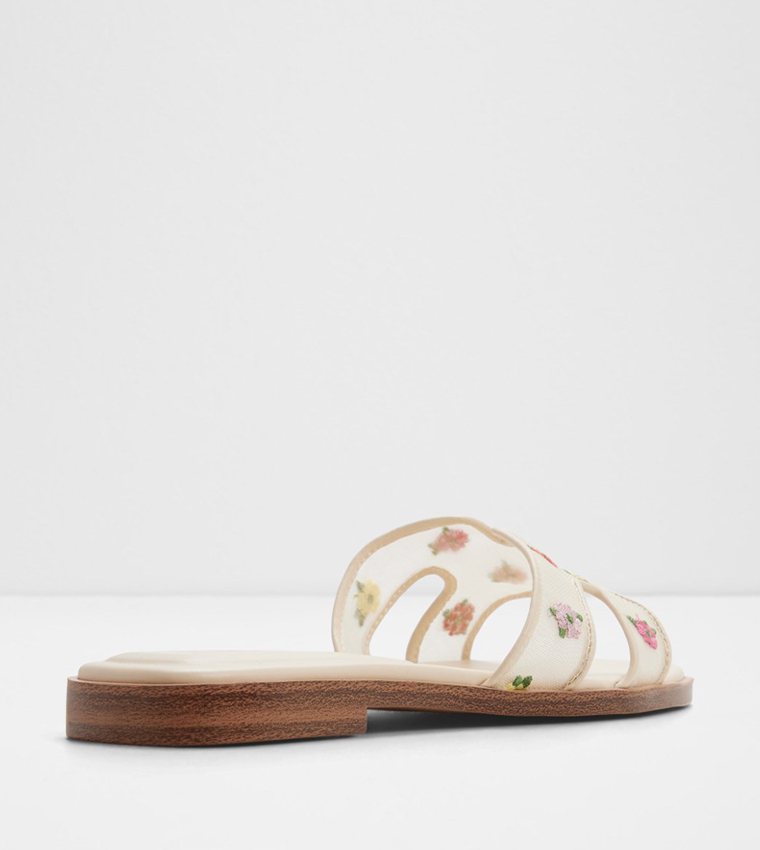 Aldo  Flat Sandals - Beige Flat Sandals