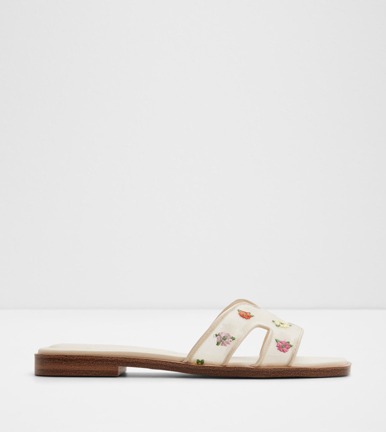 Aldo  Flat Sandals - Beige Flat Sandals