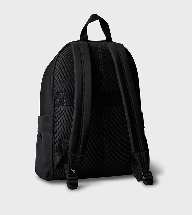 Logo Print Zipper Backpack