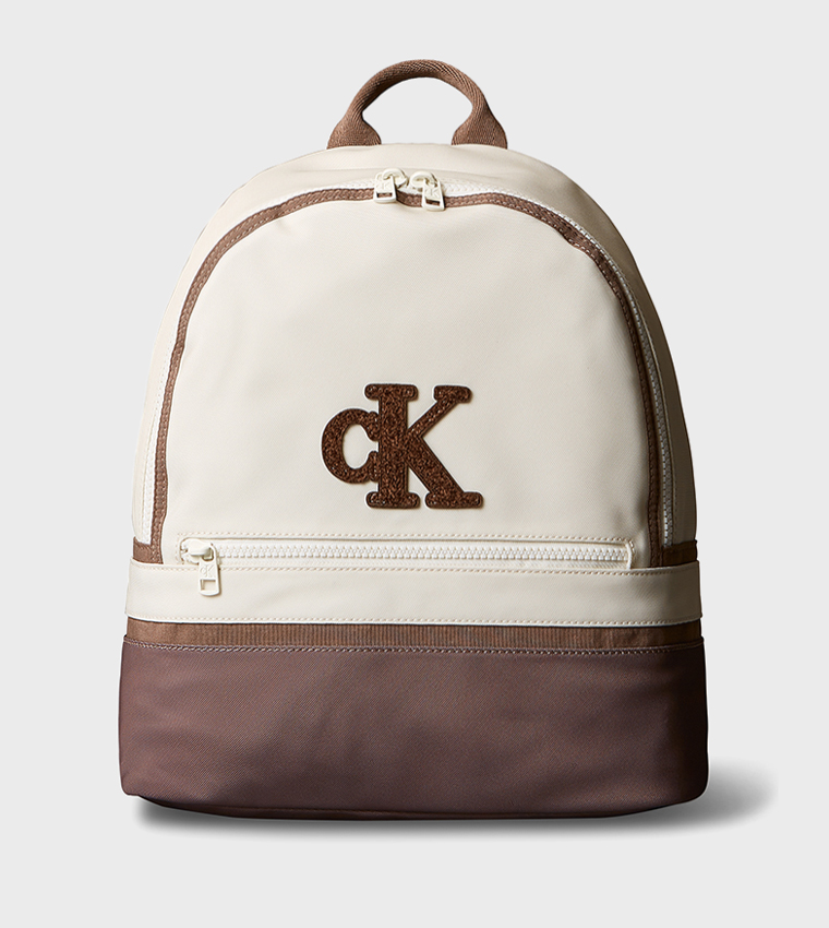 Colorblock Zip Backpack