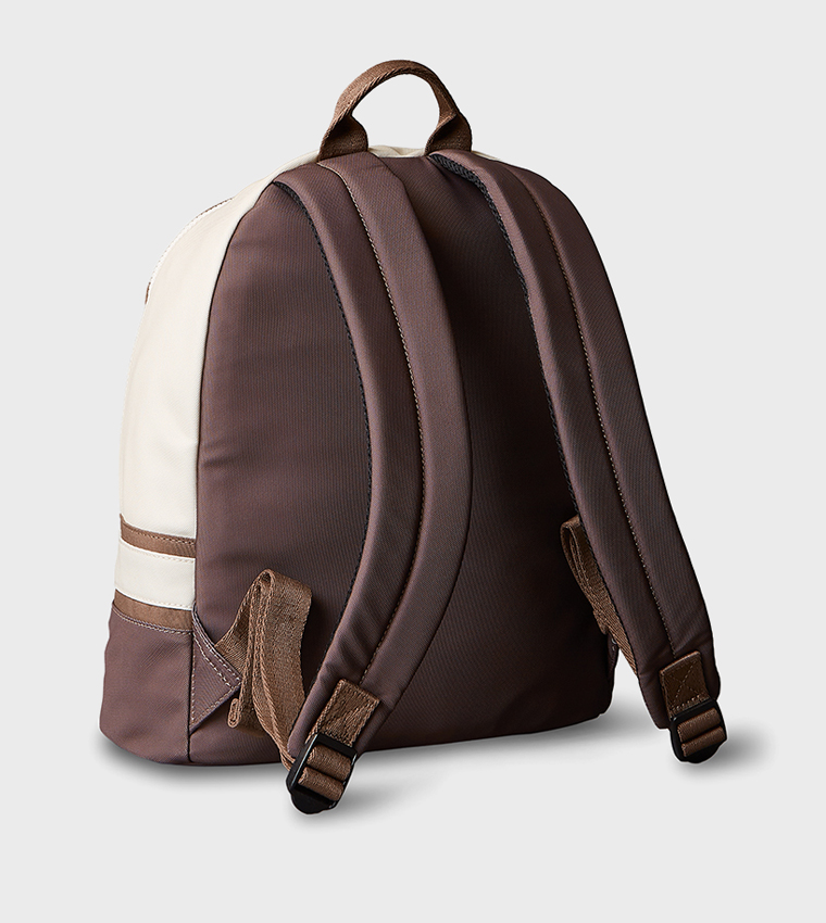 Colorblock Zip Backpack