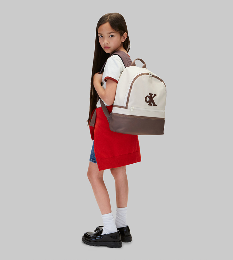 Colorblock Zip Backpack