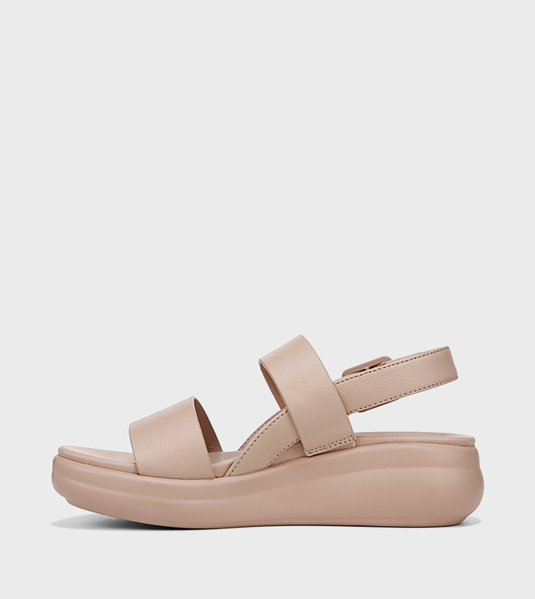 COAST Buckle Slingback Platform Sandals