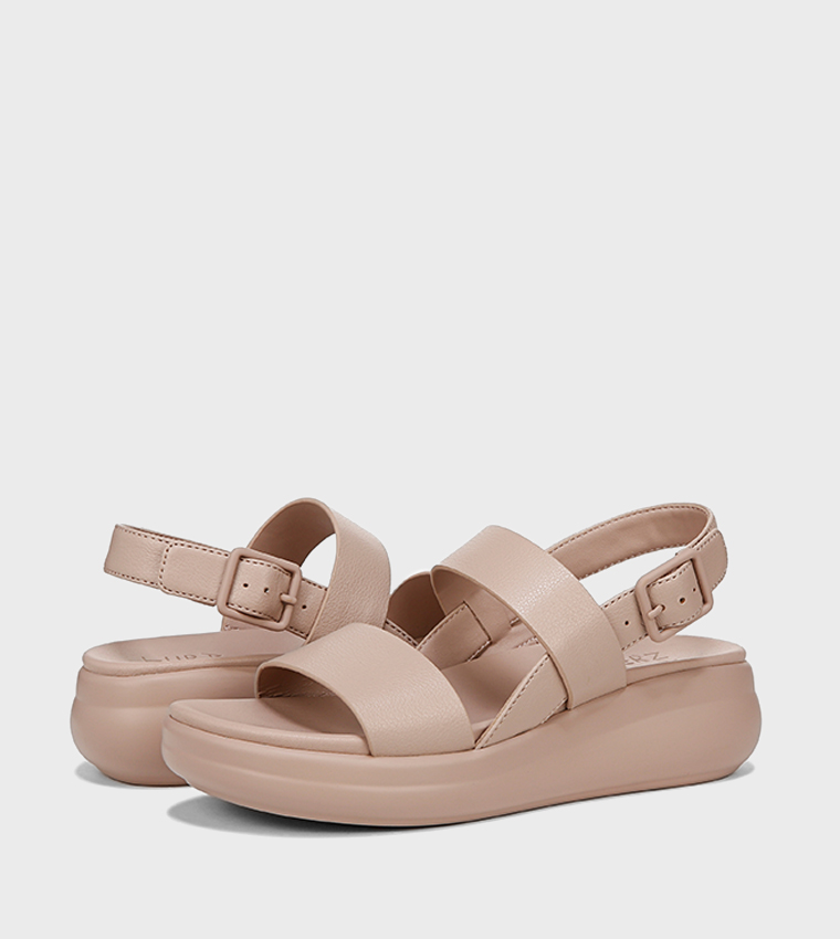 COAST Buckle Slingback Platform Sandals