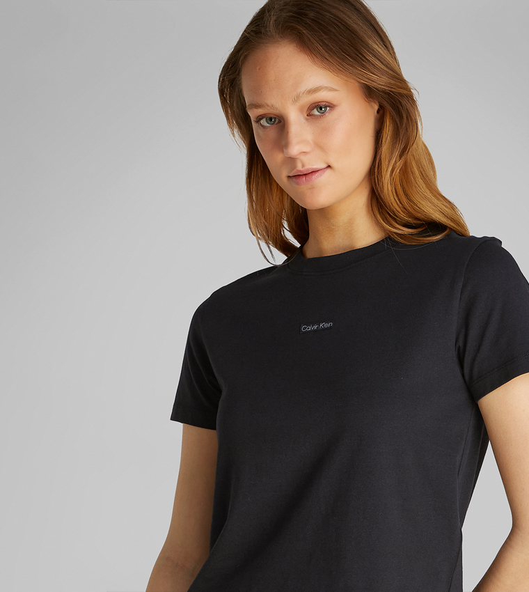 Logo Badge Short Sleeves Baby T-Shirt