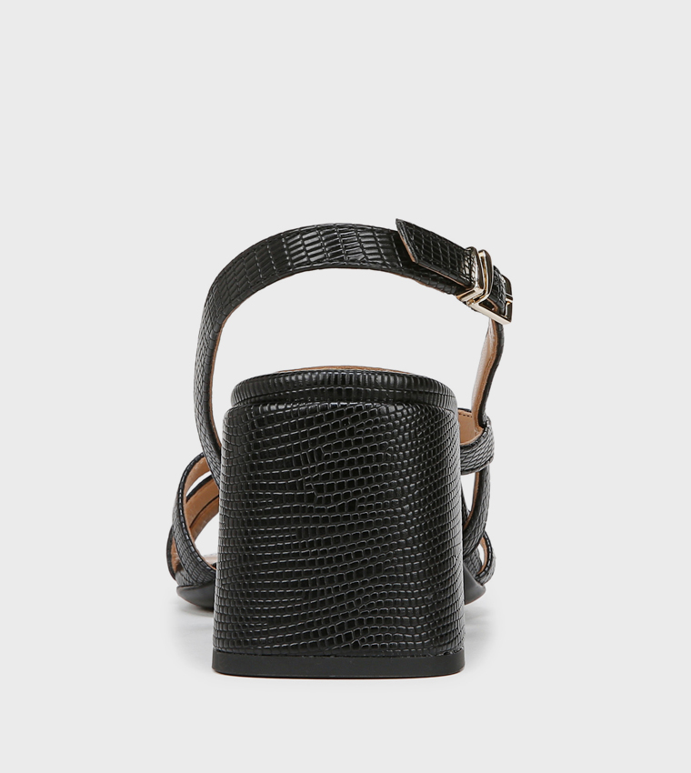 صندل ناديمي بكعب مع حزام خلفي