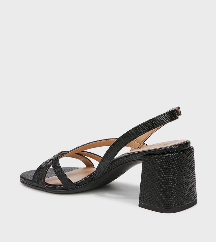 صندل ناديمي بكعب مع حزام خلفي