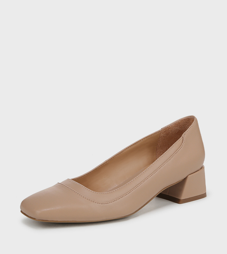 HUNTLEY Block Heel Pumps