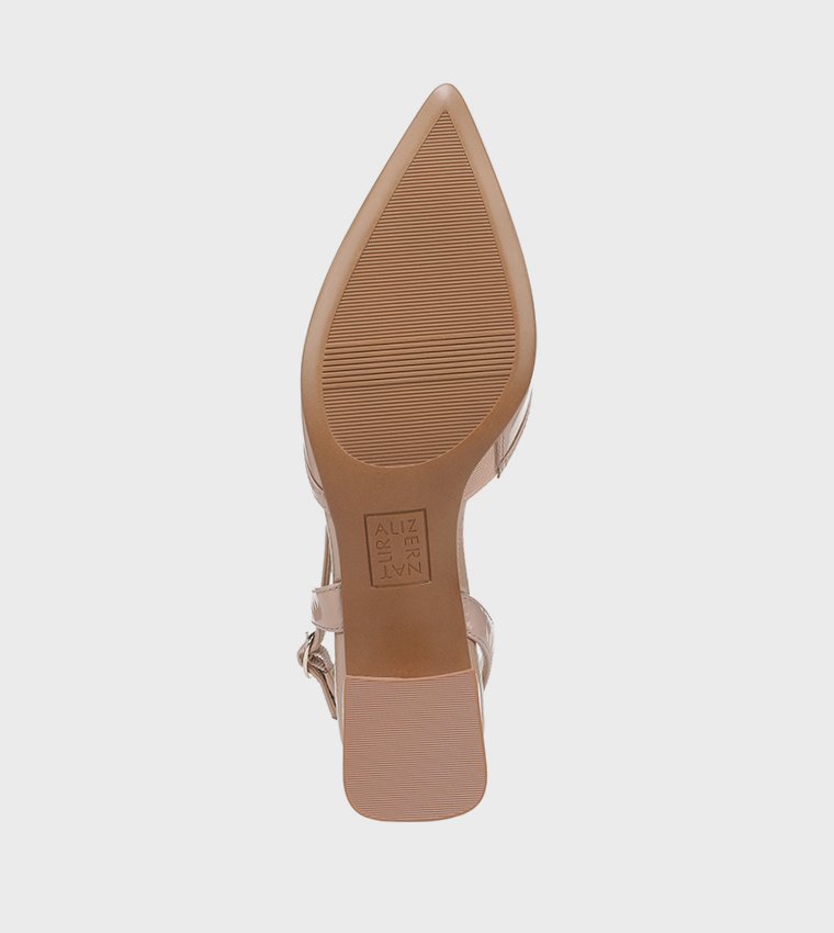 MILA Pointed Toe Block Heel Pumps