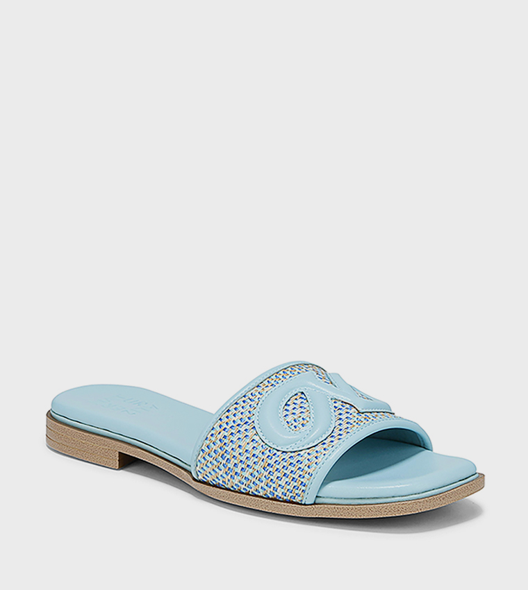 Naturalizer  Flat Sandals - Blue Flat Sandals