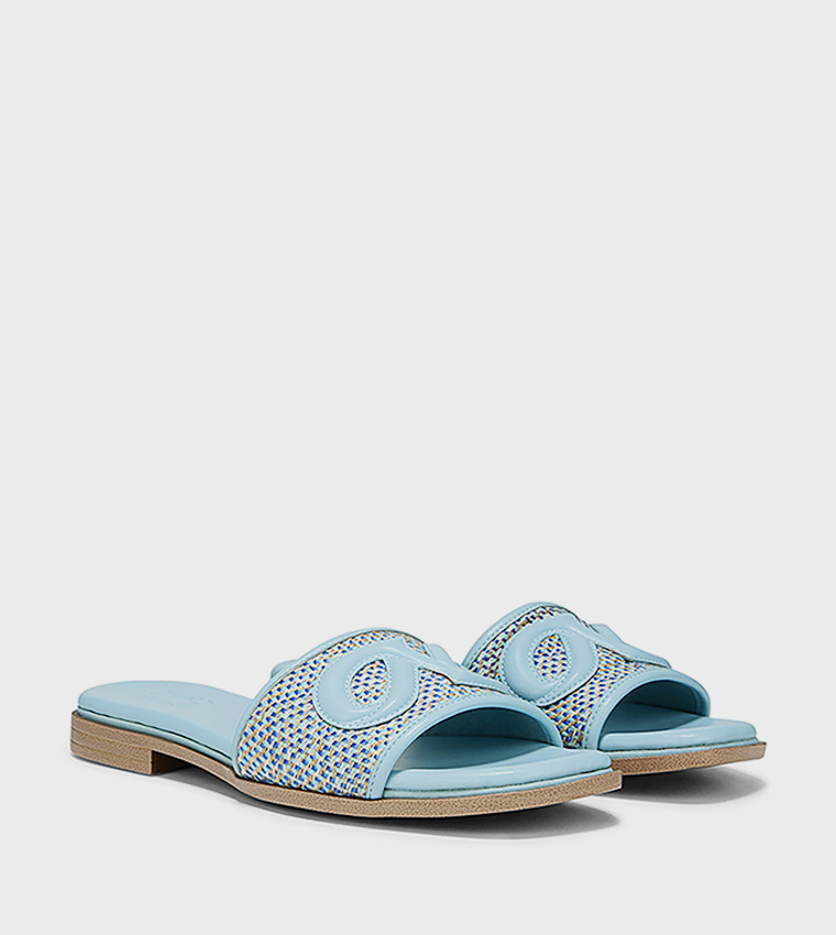 Naturalizer  Flat Sandals - Blue Flat Sandals