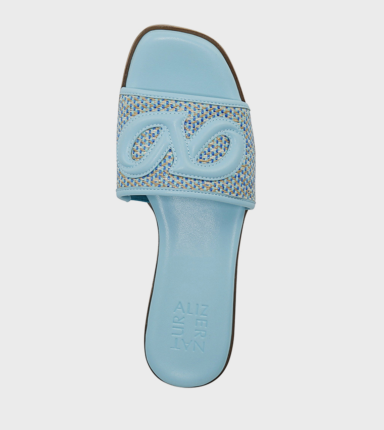 Naturalizer  Flat Sandals - Blue Flat Sandals