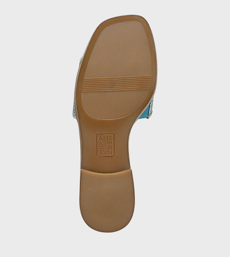 Naturalizer  Flat Sandals - Blue Flat Sandals