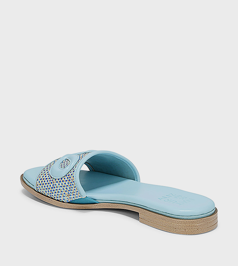 Naturalizer  Flat Sandals - Blue Flat Sandals